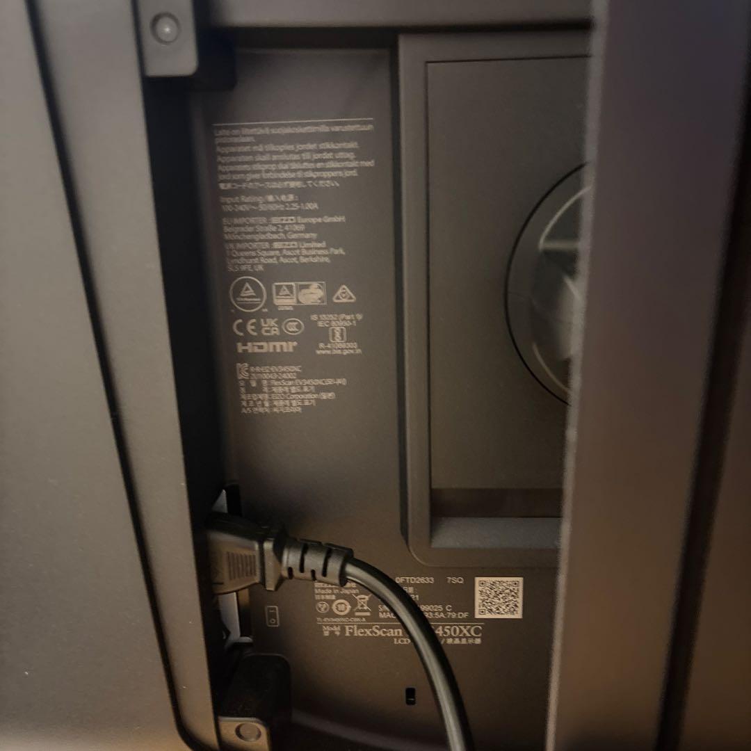 し*し様 Eizo flexScan 34.1型EV3450XC-BK