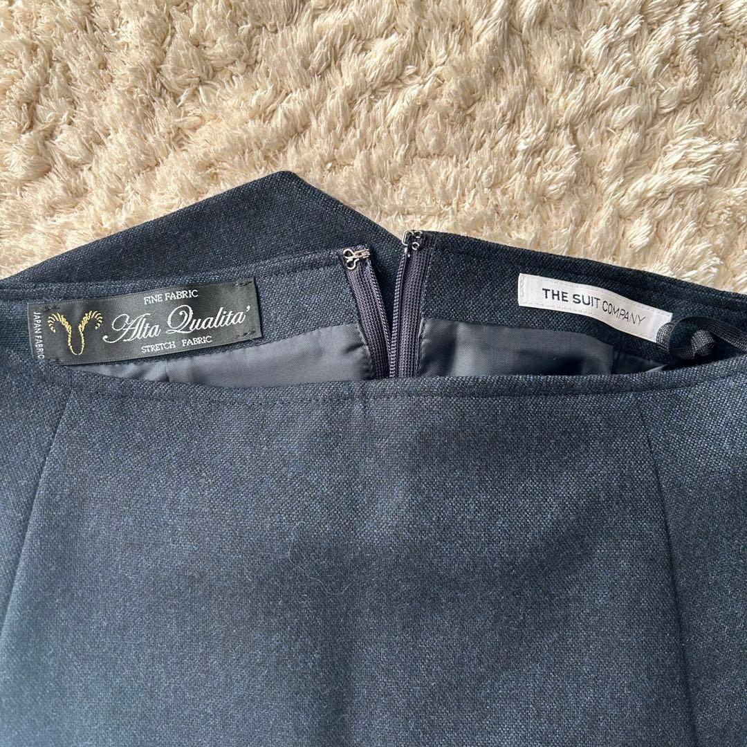 未使用　スーツカンパニー　レディーススーツ　セットアップ　3点セット　ネイビー