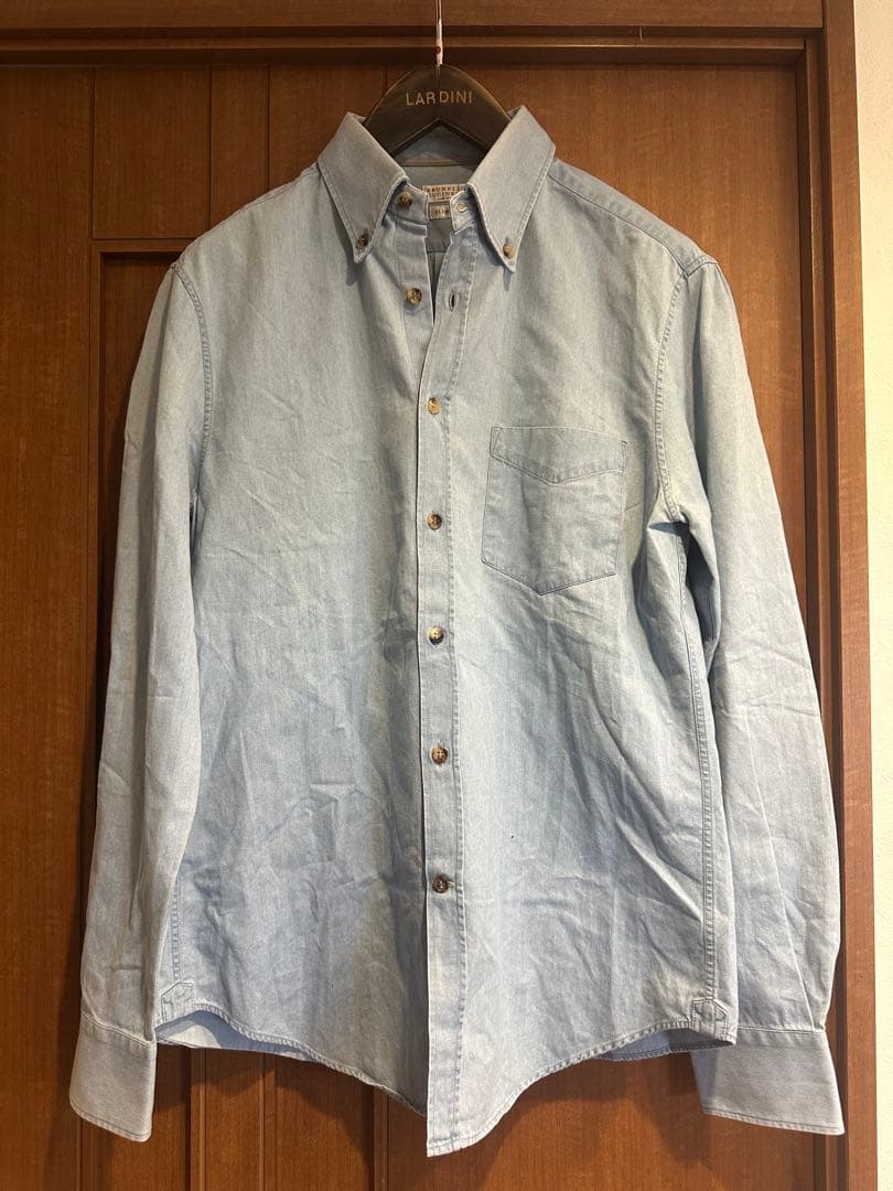 ⭐️BRUNELLO CUCINELLI⭐️スリムフィットデニムシャツ‼️M