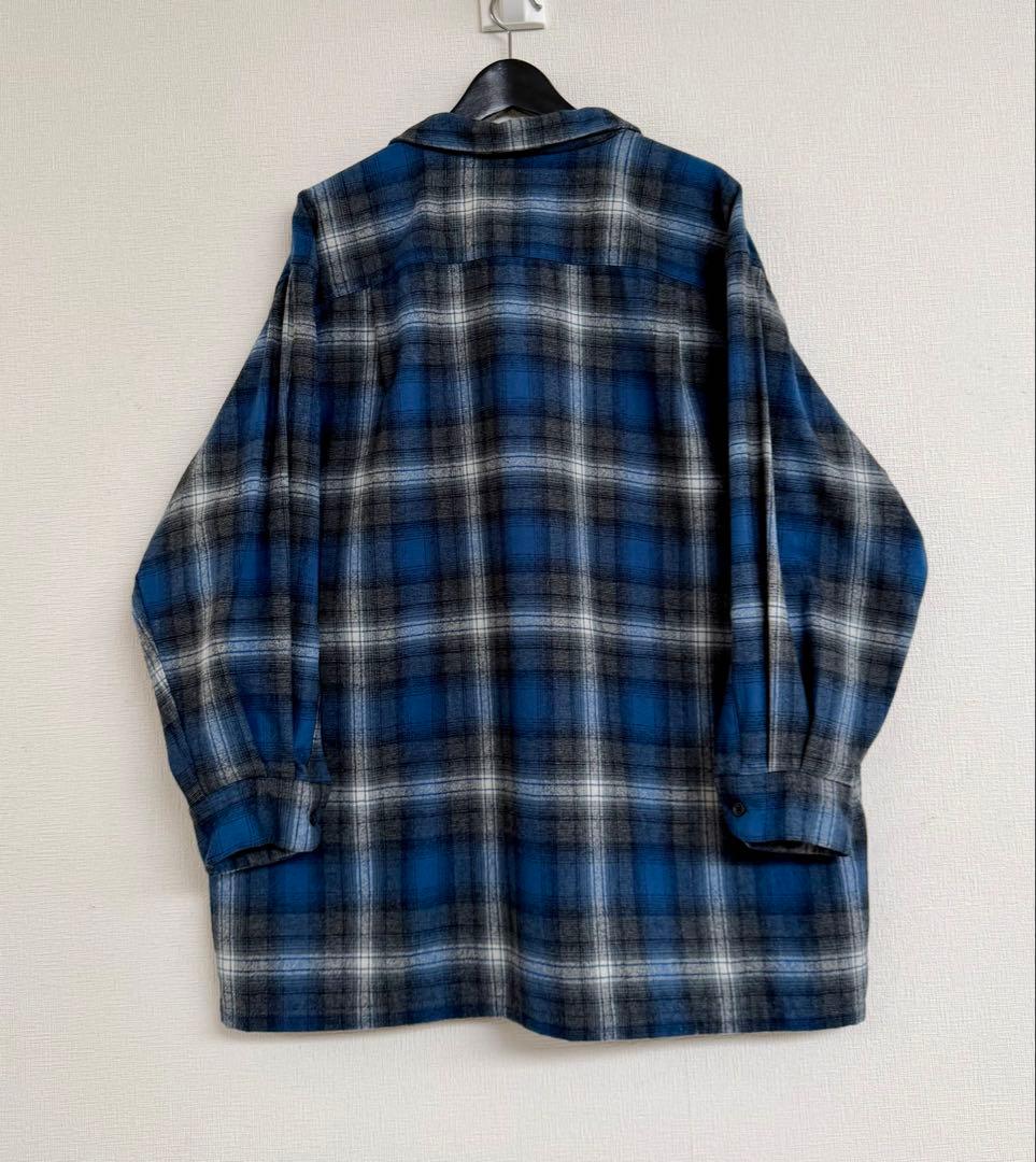 超スペシャル 90s ペンドルトン オンブレ チェック シャツ XXL ブルー