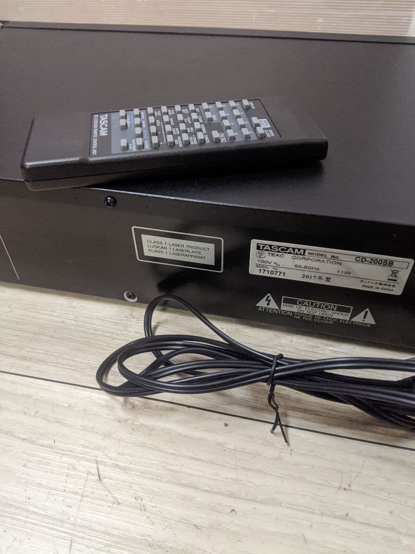 TASCAM CD-200SB CDプレーヤー タスカム