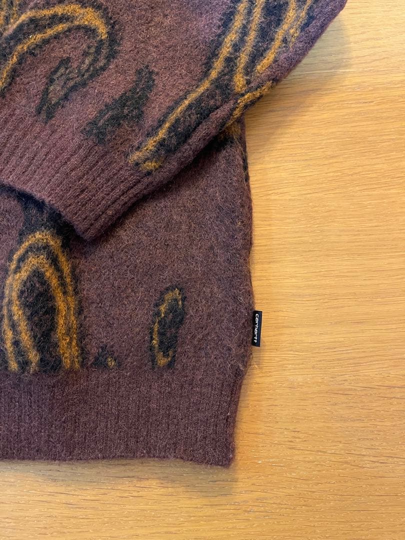 セ*ヌ様 カーハート WIP ペイズリー ニット スウェット