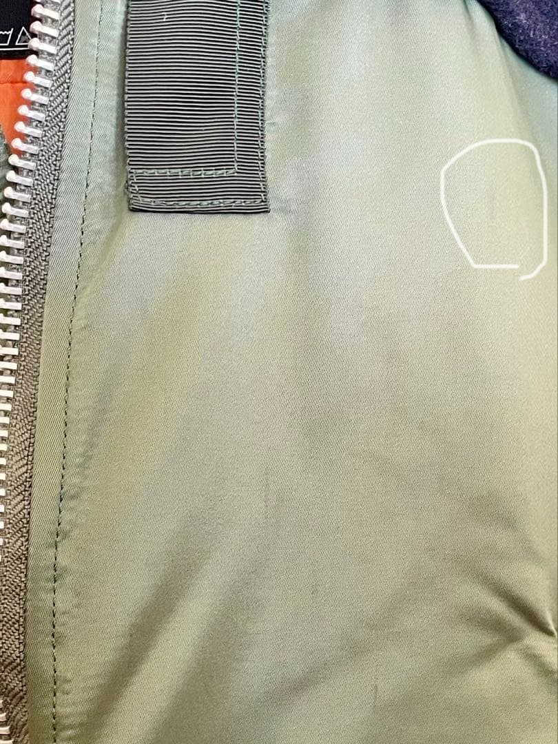 18AW sacai サカイ × Gloverall グローバーオール　サイズ2