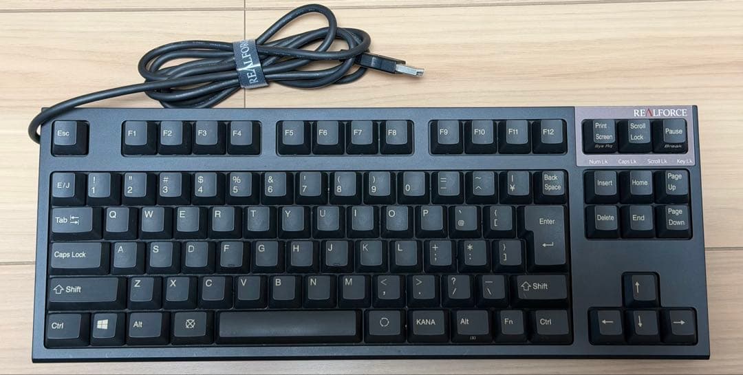 東プレ REALFORCE R2TLS-JP4-BK 静音45g テンキーレス