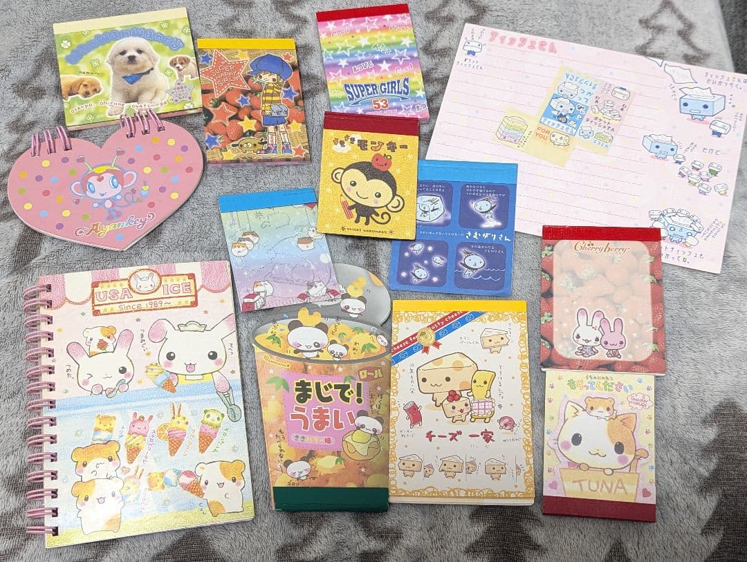 【レア】平成レトロ　メモ帳　まとめ売り　シール　便箋　レトロ