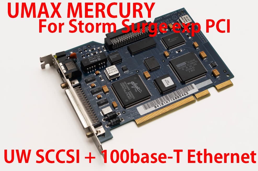 UMAX ストームサージ専用 UW SCSI + 100base-T カード