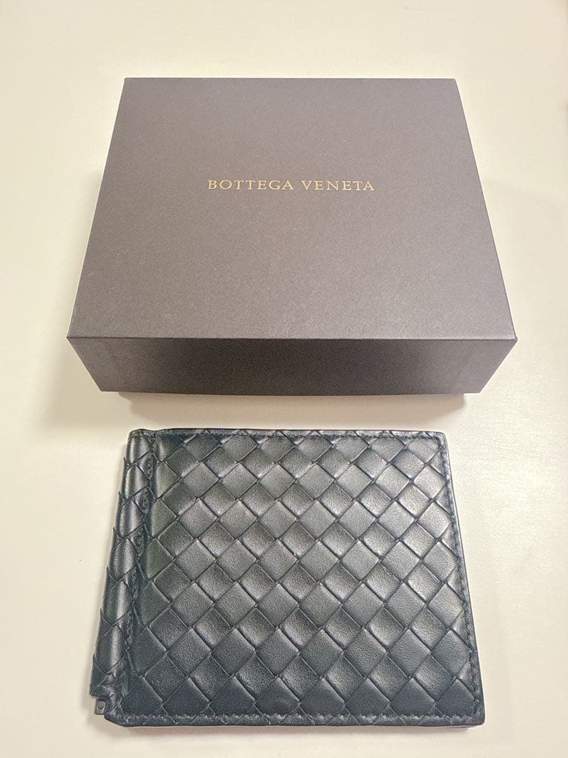 【美品】BOTTEGA VENETA ボッテガヴェネタ マネークリップ