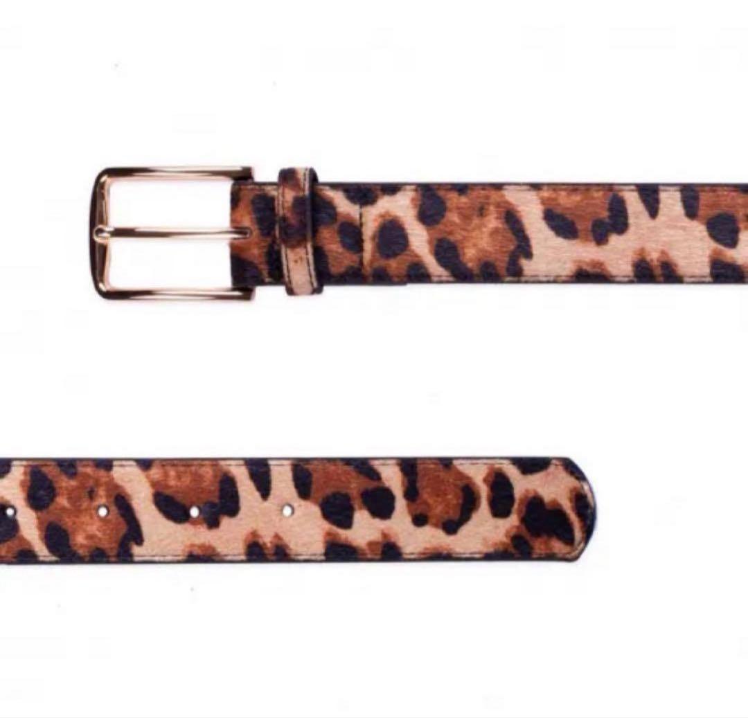 【完売】FUC レオパード ベルト ヒョウ柄