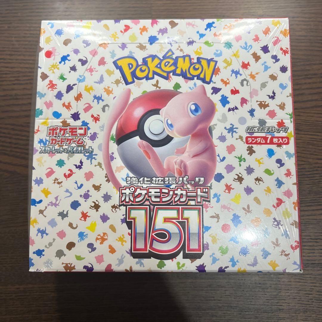 ポケモンカード 151 box 新品未開封シュリンク付き