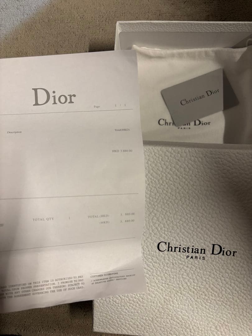 W*m様 Christian Dior ロゴベルト モノグラム ブラック オール