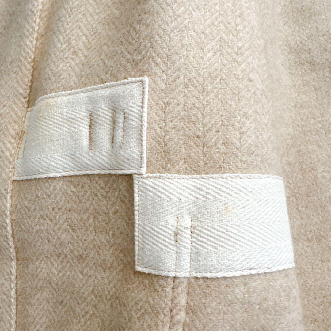 ラルフローレン　ロング　ダッフルコート　ベージュ　キャメル　コヨーテ　ヘリボーン