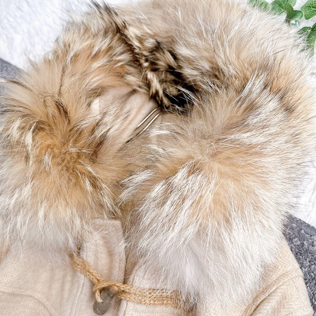 ラルフローレン　ロング　ダッフルコート　ベージュ　キャメル　コヨーテ　ヘリボーン