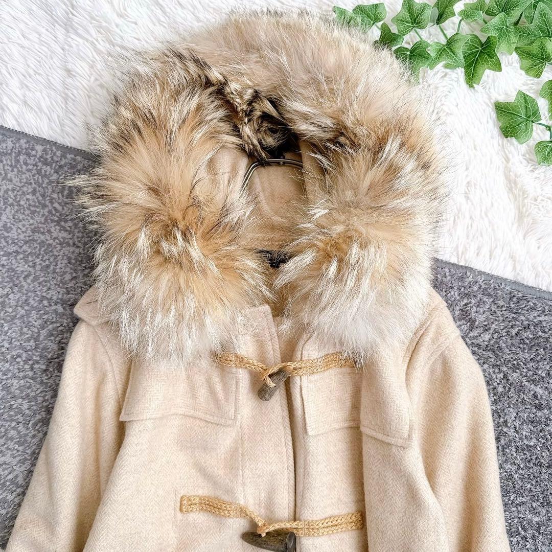 ラルフローレン　ロング　ダッフルコート　ベージュ　キャメル　コヨーテ　ヘリボーン