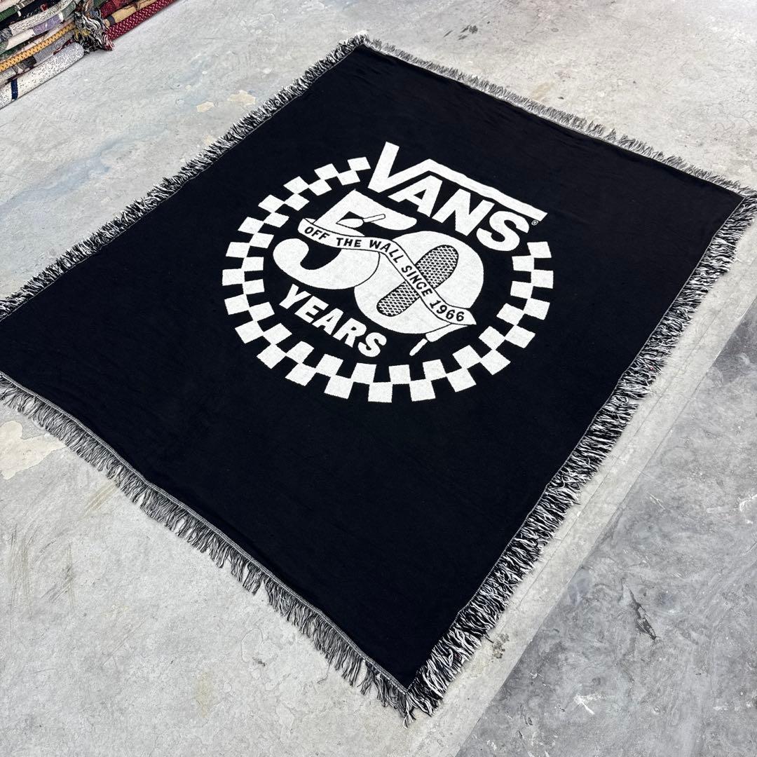 vans バンズ　50周年記念　ブランケット　マルチカバー　ラグ　160x137