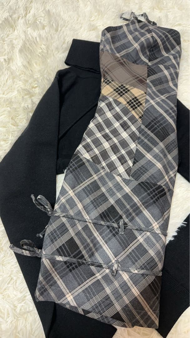 ANDMARY Aine set mini dress M グレー