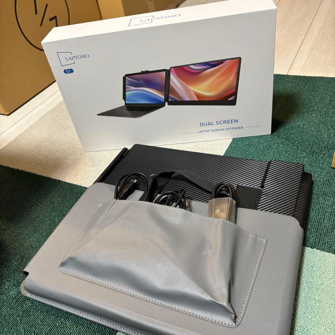 LAPTOMO S1 デュアルモニター 14インチ IPS ポータブルモニター