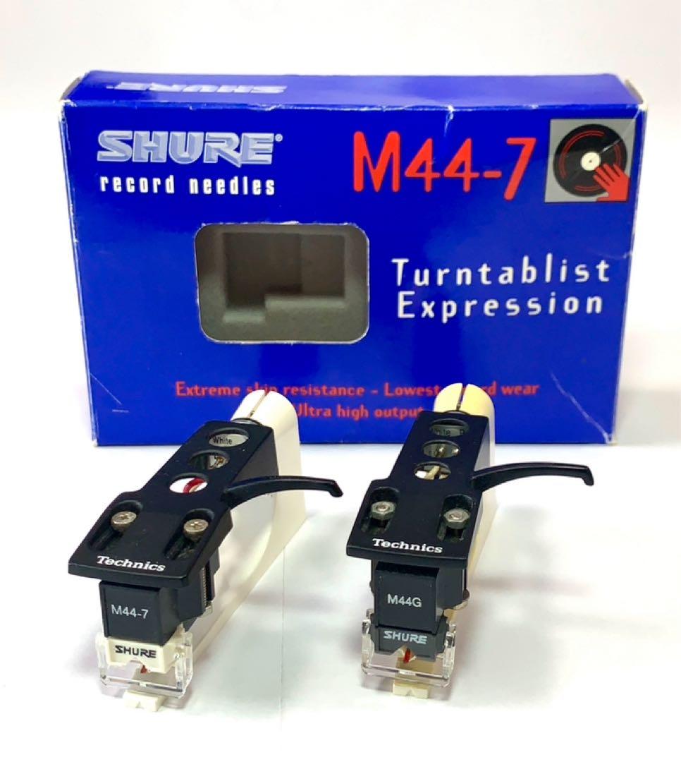 SHURE M44G M44-7カートリッジ Technicsヘッドシェルセット