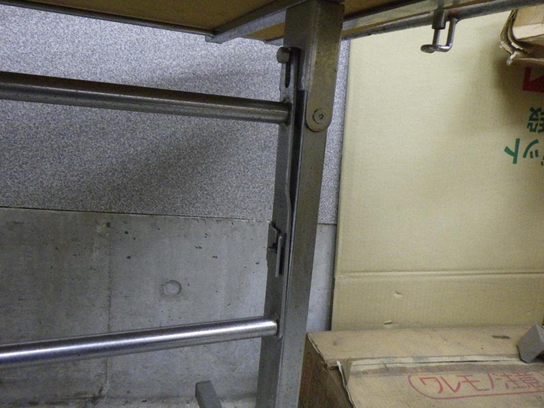 【直接引き取り限定】 折りたたみワゴン ２台セット 催事 販売什器