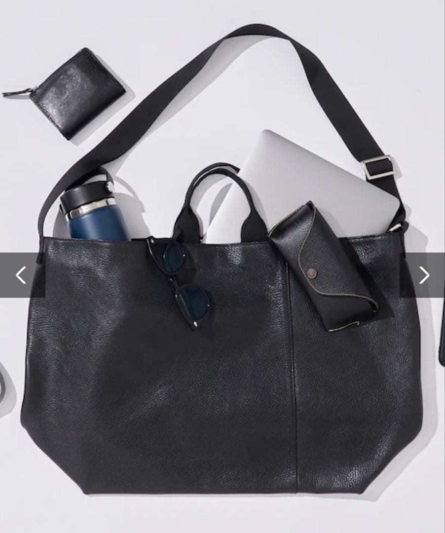 【美品】Firsthand 2WAY レザーメッセンジャーバッグ / 牛革