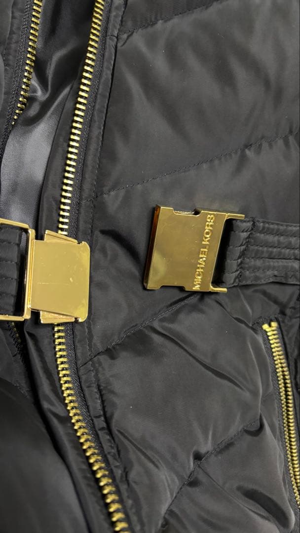MICHAEL KORS ダウンコート s ブラック ロング丈