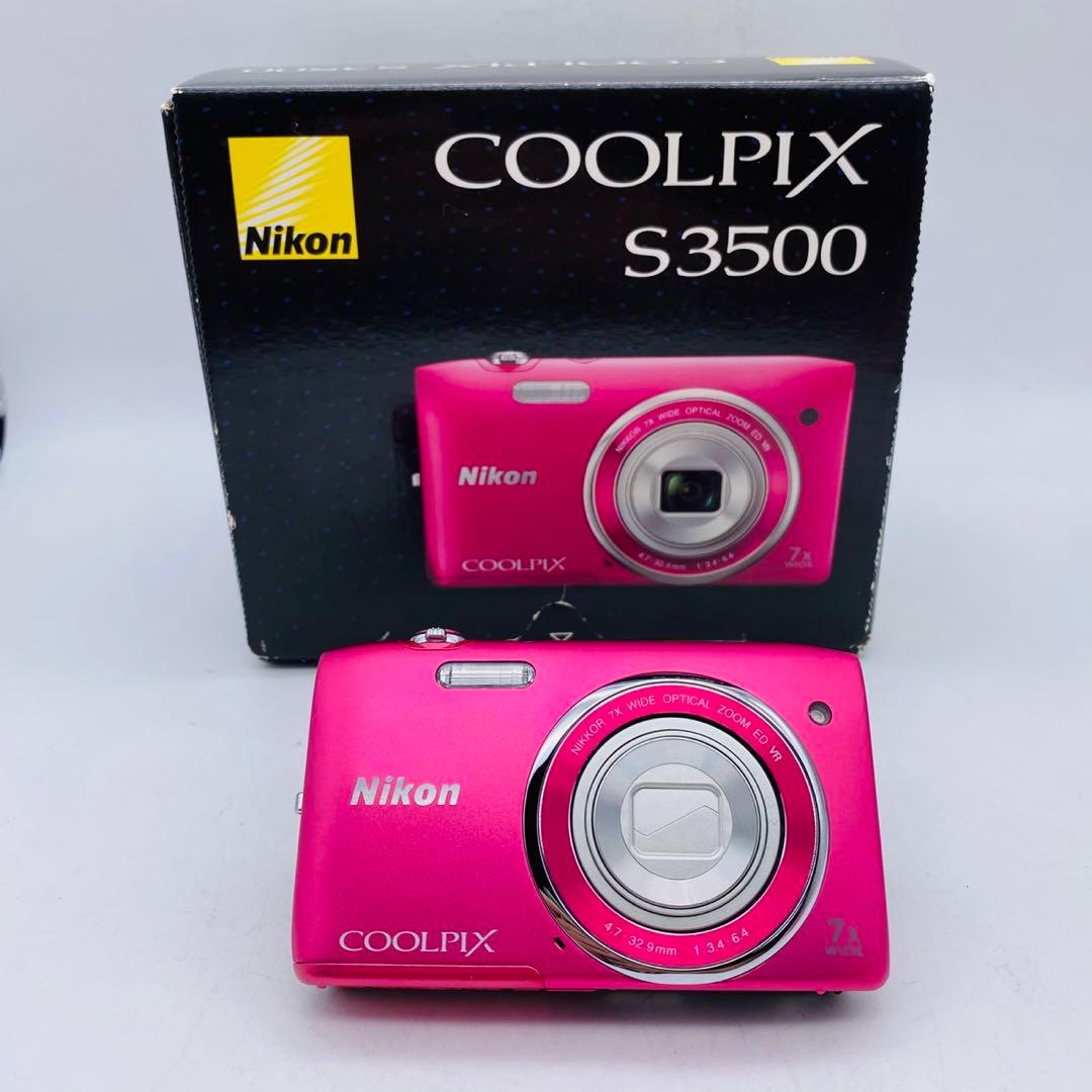 ★【美品動作確認済み】Nikon COOLPIX S3500