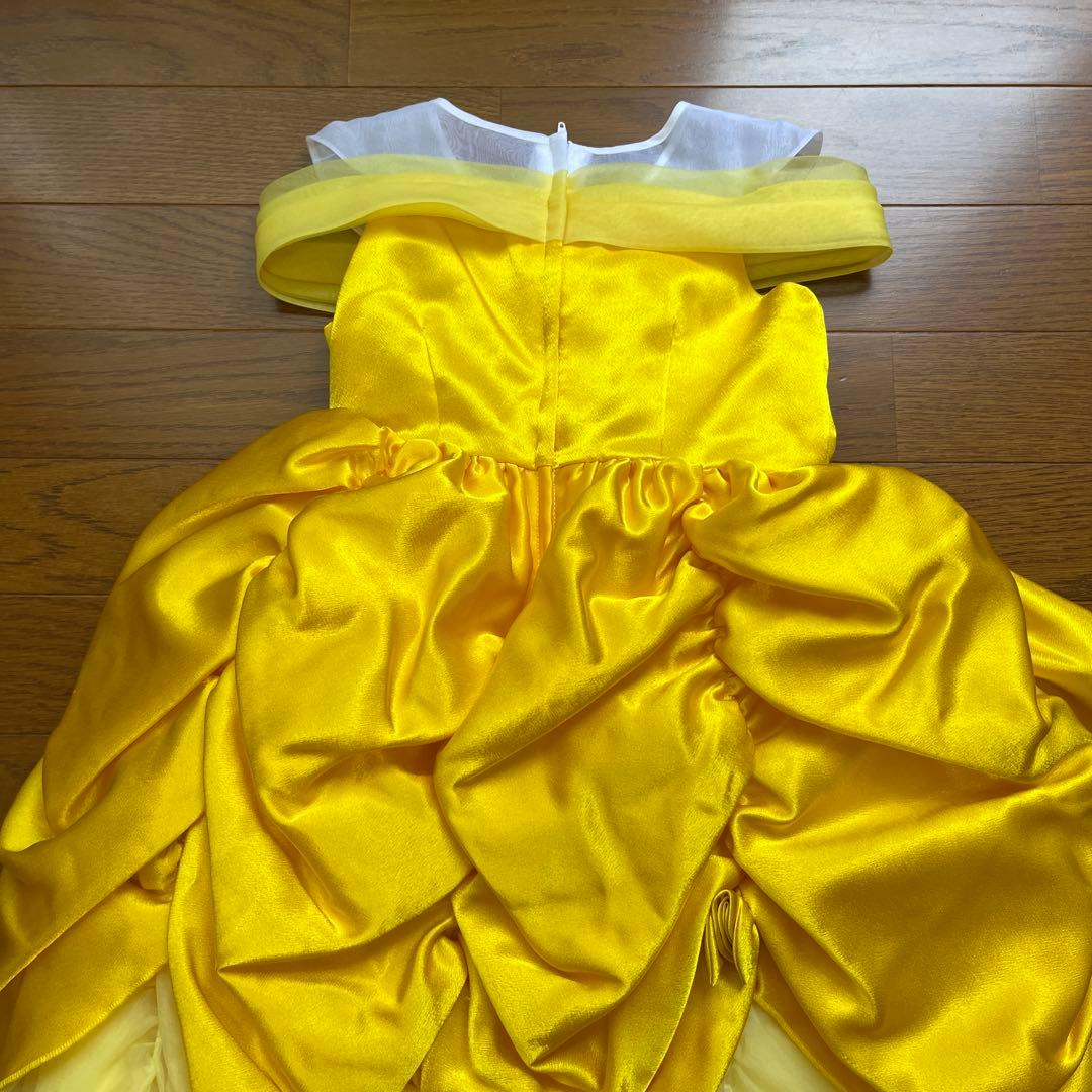 TDRビビディ・バビディ・ブティックのベルの黄色ドレス_サイズ110
