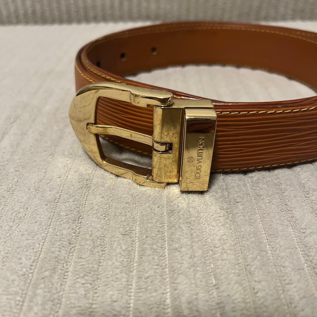 【※2/14まで】ルイヴィトン　LOUIS VUITTON エピ　ベルトブラウン