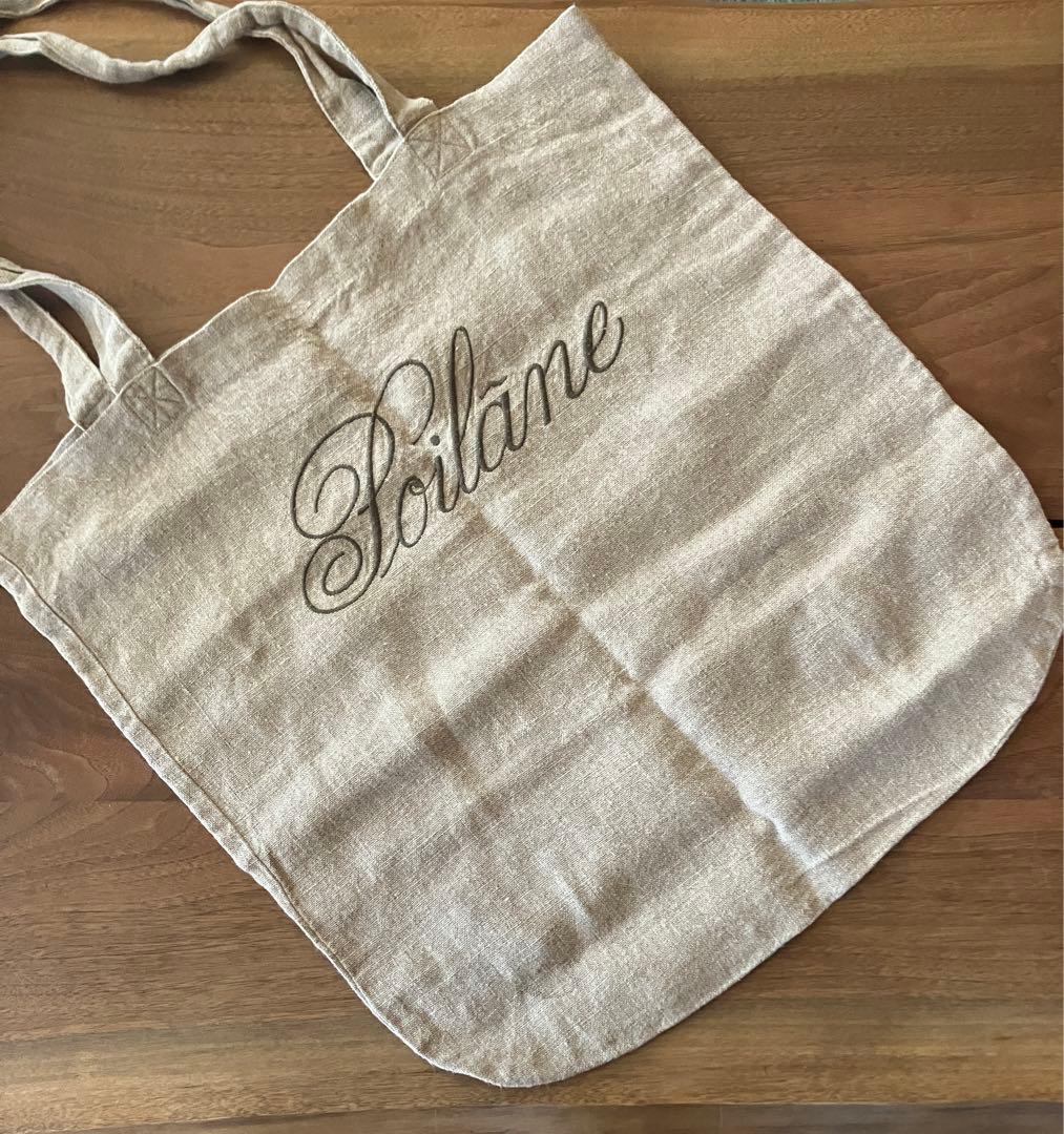 Poilane ロゴ入り リネン バッグ