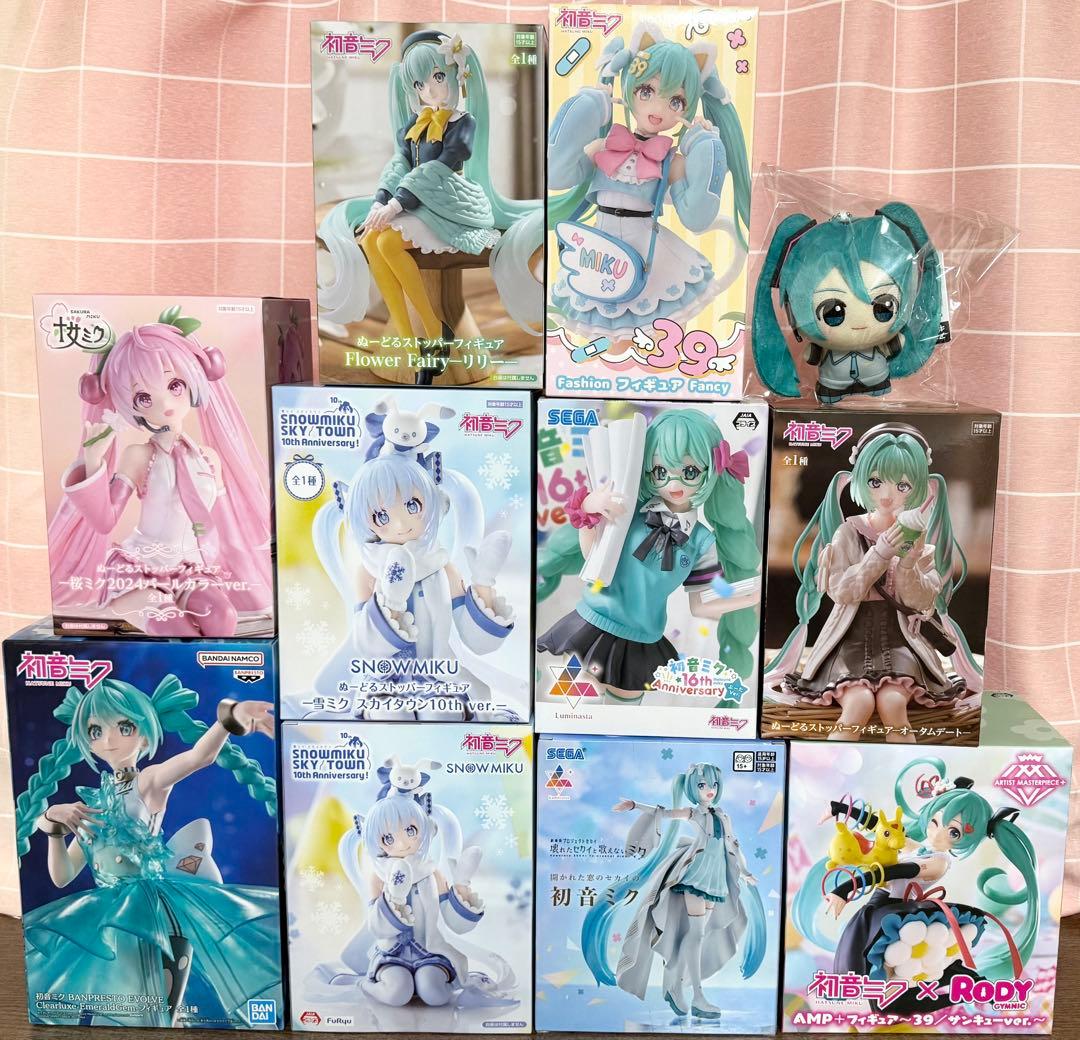 初音ミク　フィギュア＋ちびぐるみ　11点セット　まとめ売り