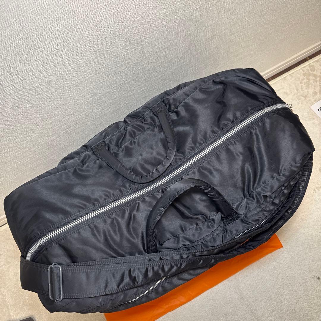 89 極美品　ポーター　XL タンカー　ボストンバッグ　2way ブラック