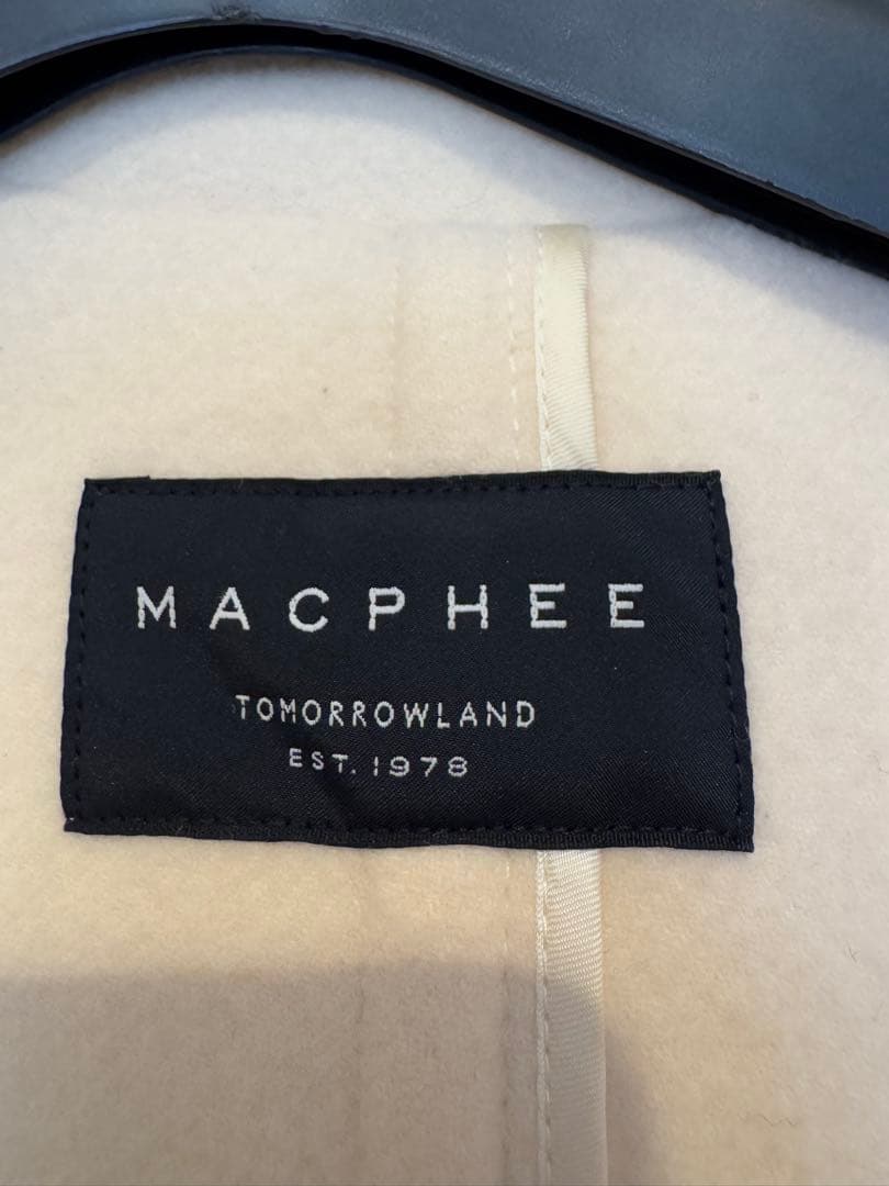 週末セール！トゥモローランド　オフホワイト　コート