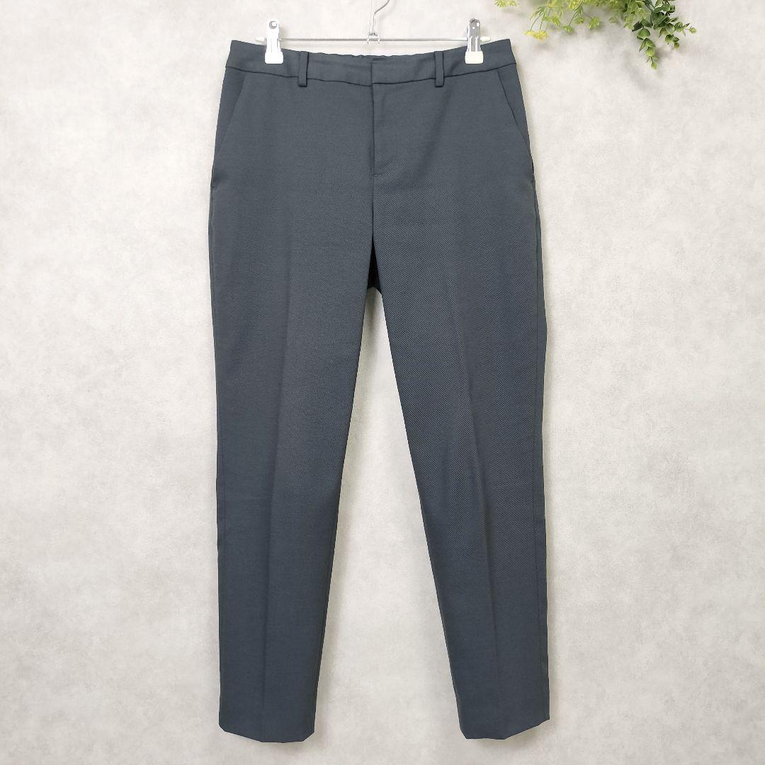 グリーンレーベルリラクシング 洗える ストレッチ ノーカラー パンツスーツ