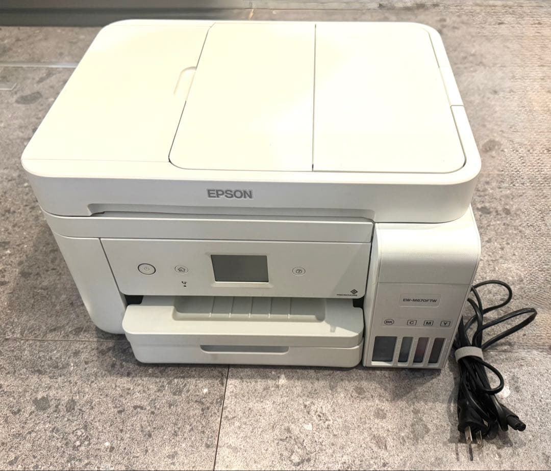 価格変更専用　EW-M670F TW fax機能　エコタンク多機能プリンター