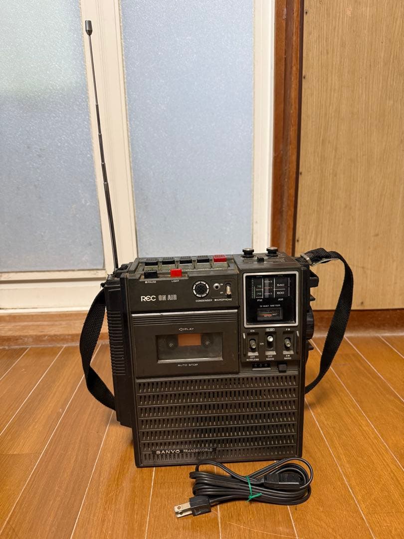サンヨー　ラジカセ　トランスワールド　MR-4000 レトロ 家電　ラジオ