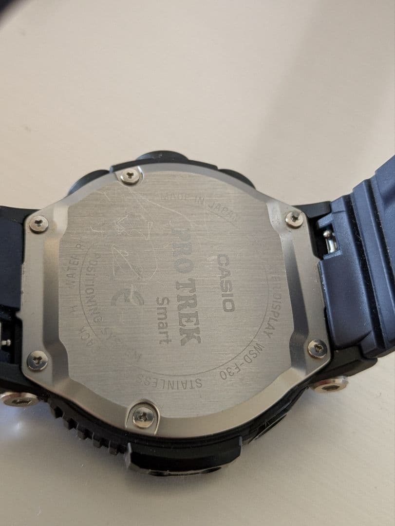 稼働品 初期化済み　CASIO PROTREK スマートウォッチ　WSD-F30