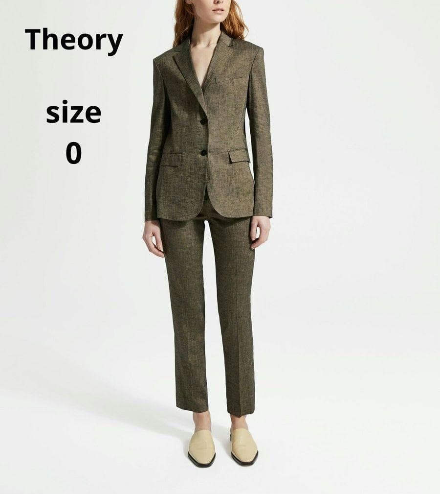 Theory セオリー リネン セットアップ スーツ