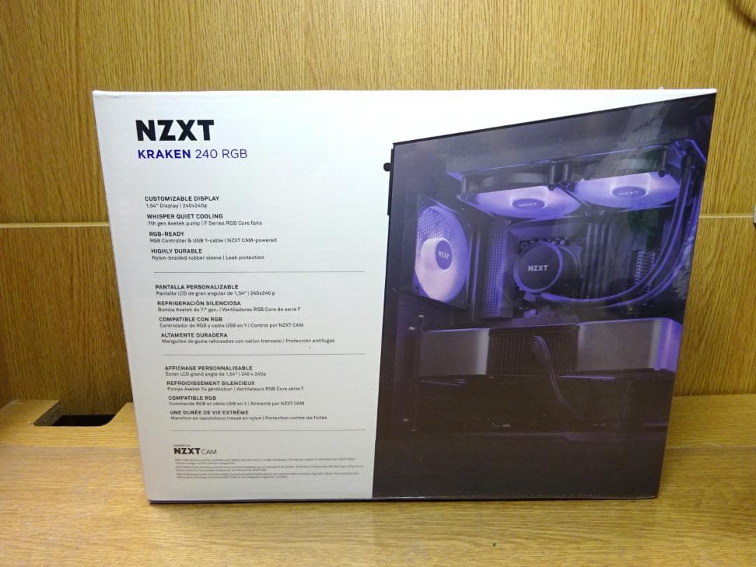 S*S様 新品 NZXT Kraken 240 RGB 液晶ディスプレイ 水冷A