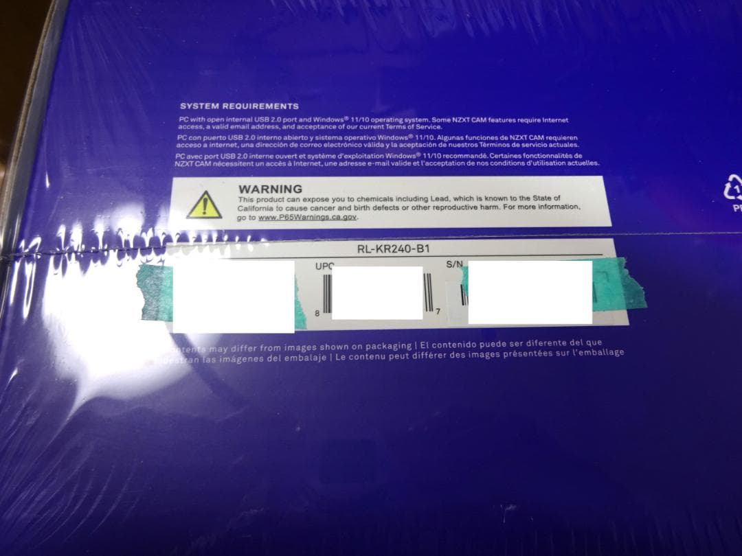 S*S様 新品 NZXT Kraken 240 RGB 液晶ディスプレイ 水冷A