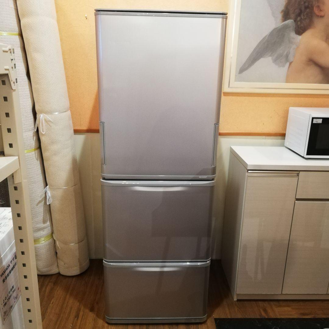 ◇SHARP 冷蔵庫｜2023年製 SJ-W358K-S 350L｜どっちもドア