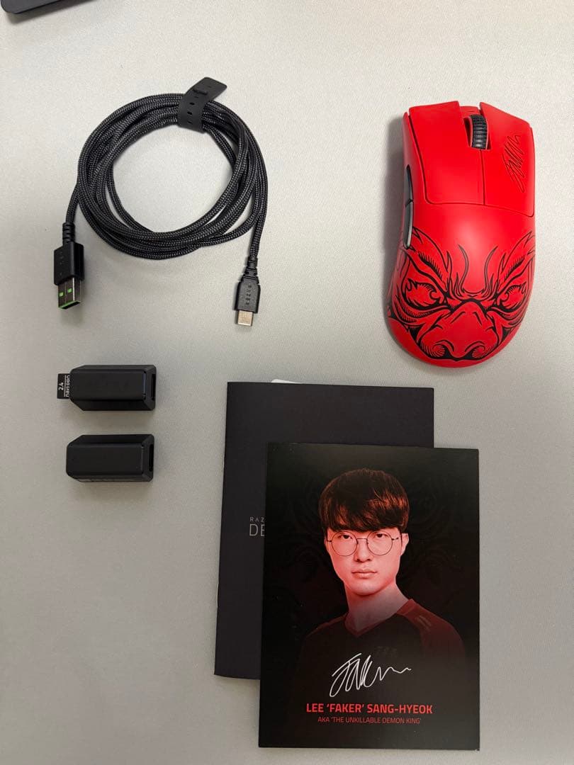 マウス・トラックボール Razer Deathadder v3 pro Faker edition