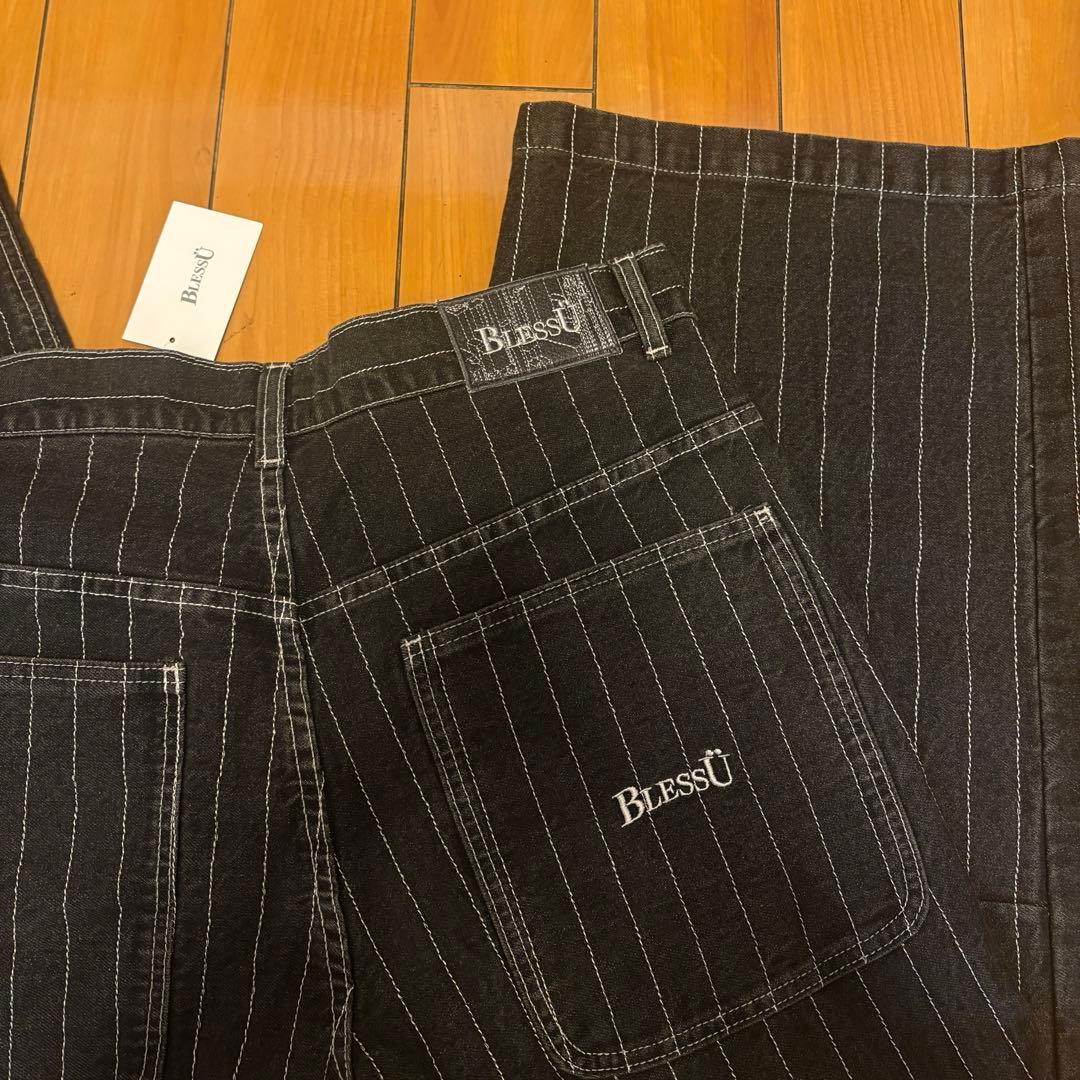 BLESSÜ ストライプデニム　Lサイズ