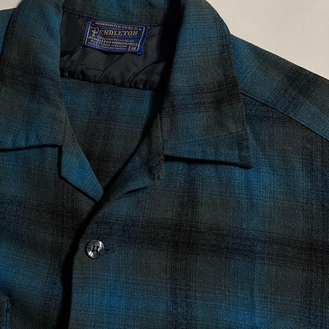 50's PENDLETON ボードシャツ フランネル オンブレ スペシャル