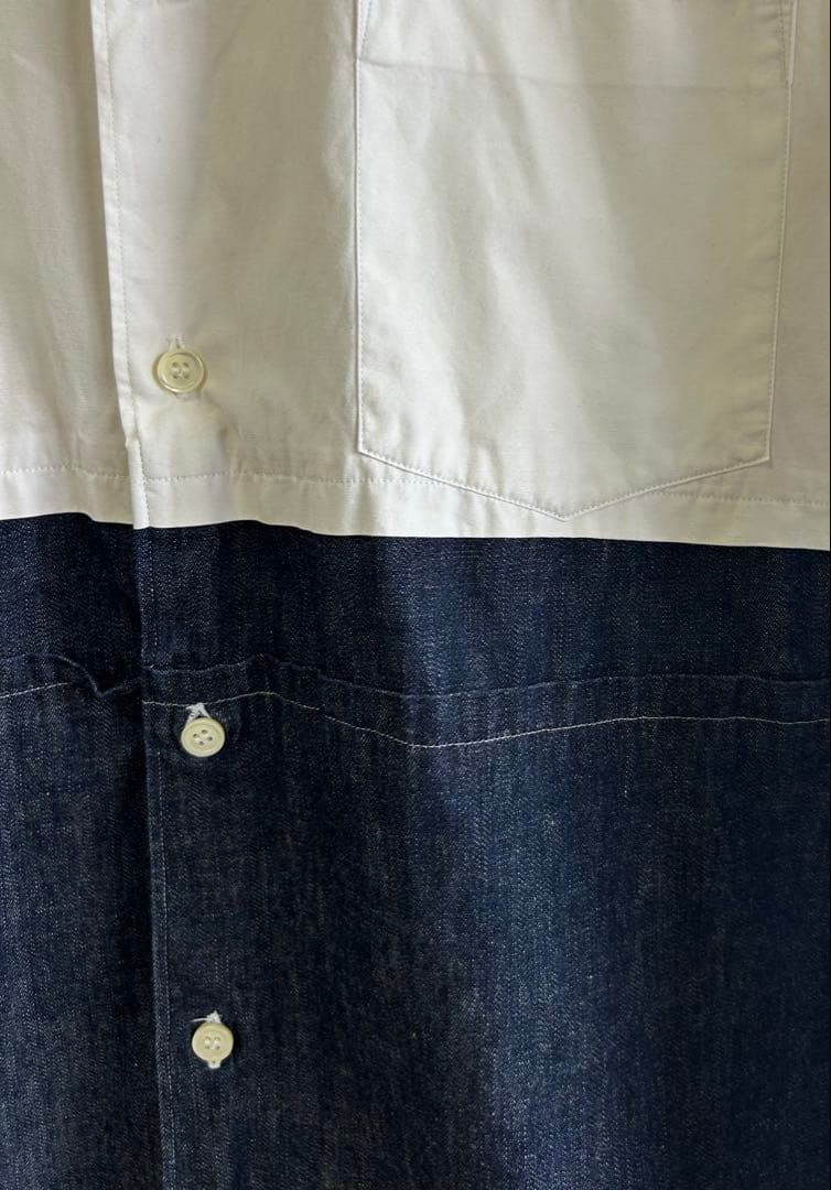コムデギャルソンオムプリュス AD2001 デニム 切替シャツ