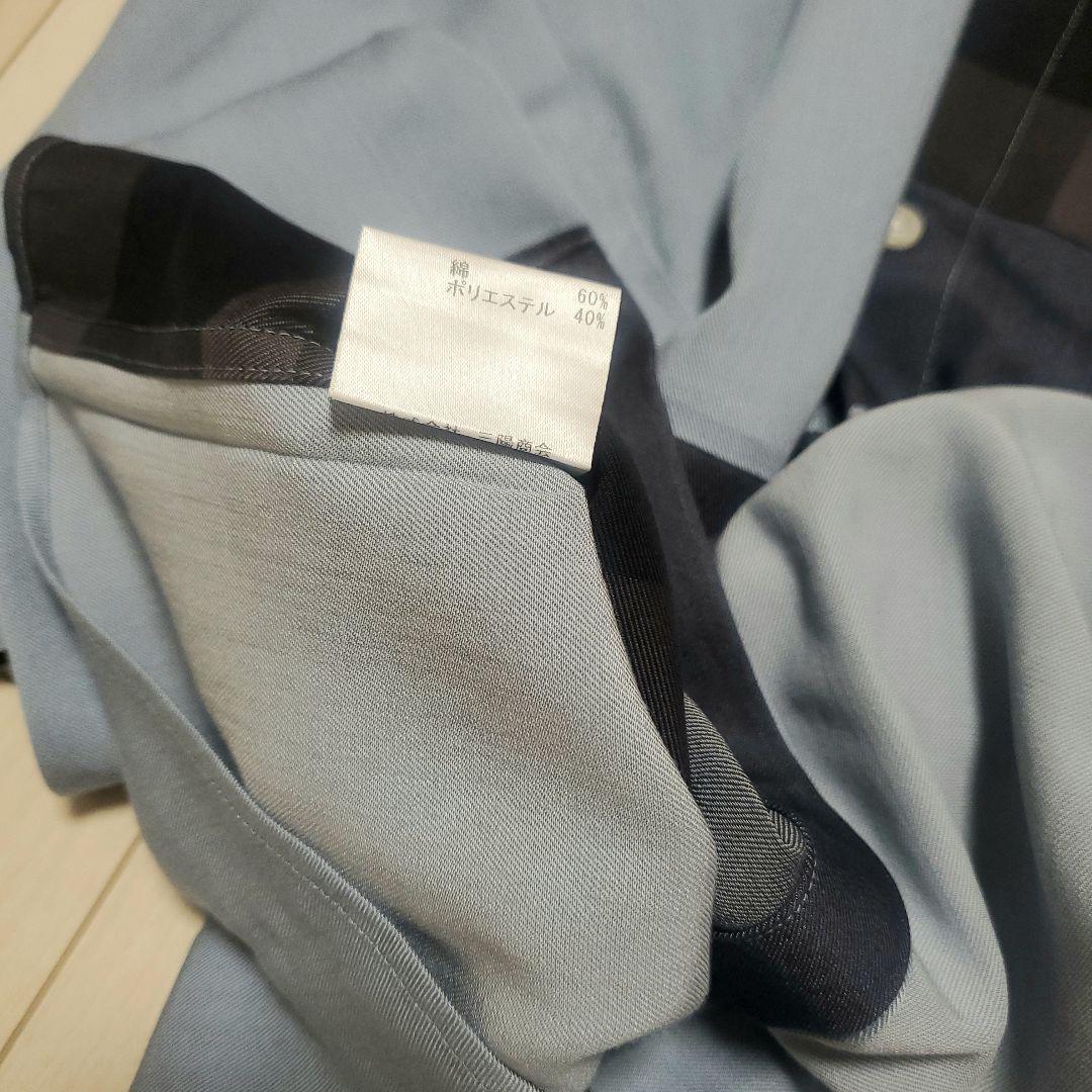 【新品・未使用】ブラックレーベル クレストブリッジ シャツ 薄青 M