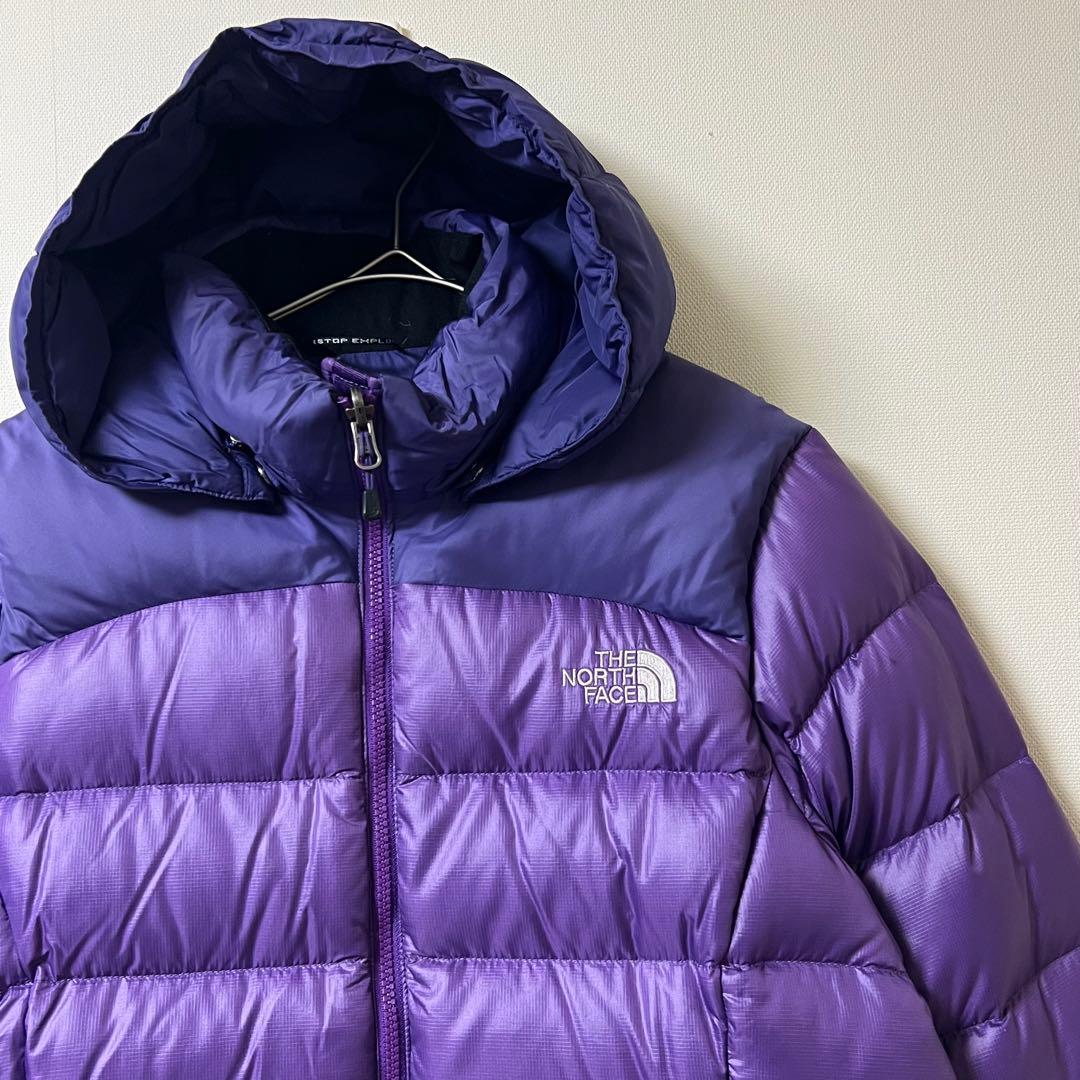 【美品】THE NORTH FACE ダウンジャケット 700フィル XL 紫