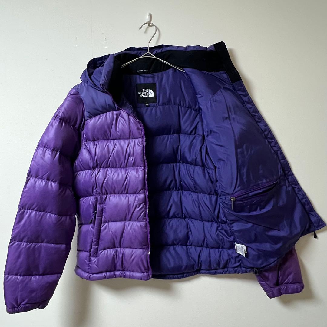 【美品】THE NORTH FACE ダウンジャケット 700フィル XL 紫