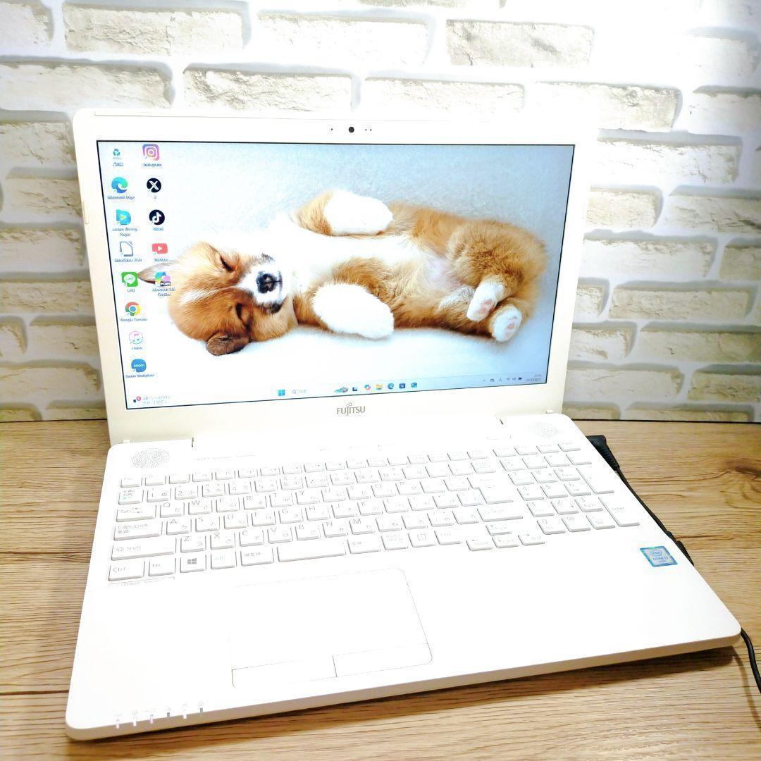 サクサク動作！Windows11 新品SSD512♥ノートパソコン ブルーレイ付