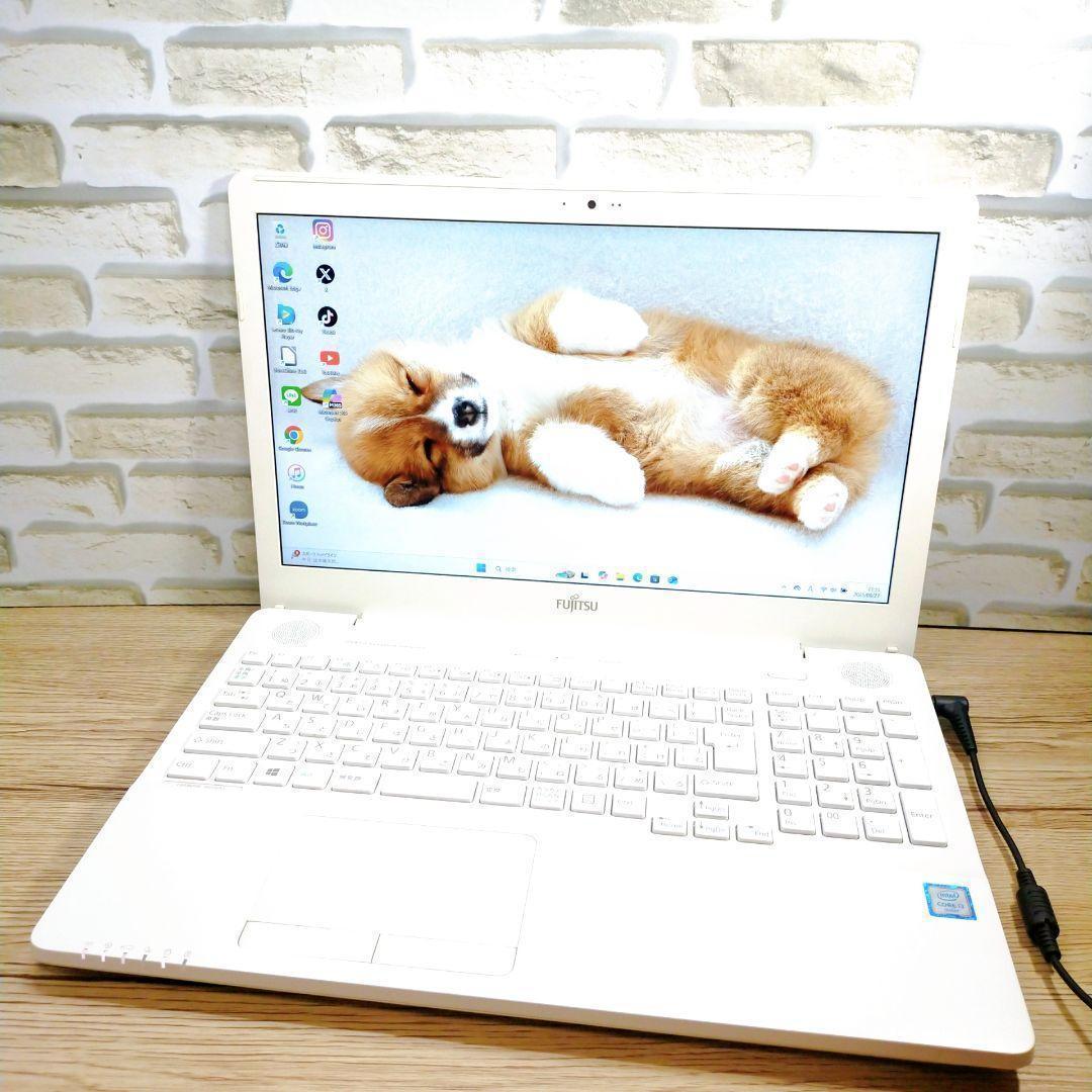 サクサク動作！Windows11 新品SSD512♥ノートパソコン ブルーレイ付