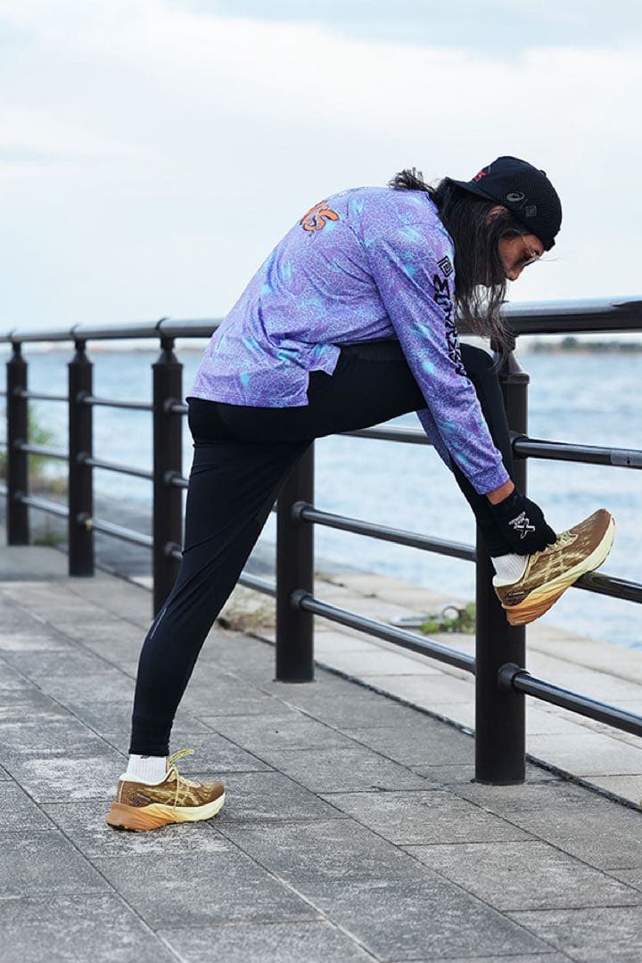 ELDORESO × ASICS コラボ ランニングパンツ