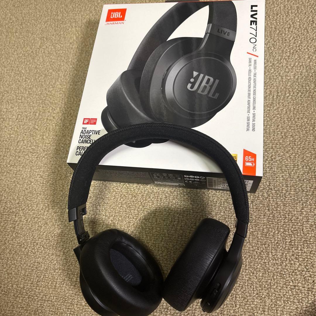 JBL LIVE 770NC ブラック ワイヤレスヘッドホン